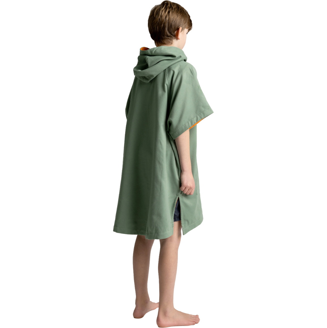 2026 Red Paddle Co Junior Quickdry Mikrofiber-omklædningskåbe 002-009-006-J - Sage Green